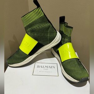 Balmain Cameron Mesh Leather Strap